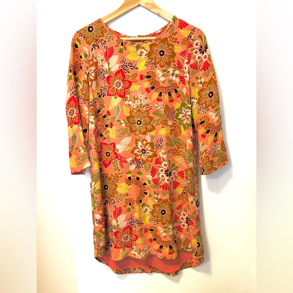 Club Monaco silk shift dress size 4